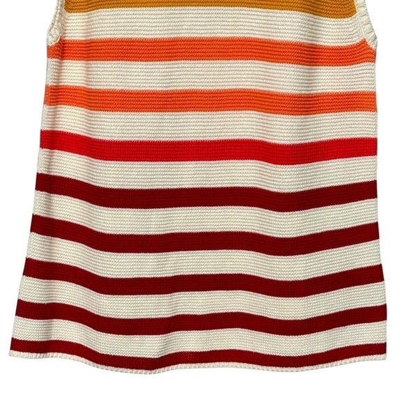 Lucky Brand Ombre Sunset Striped Sleeveless Lightweight Sweater Blouse Tank - Picture 6 of 11
